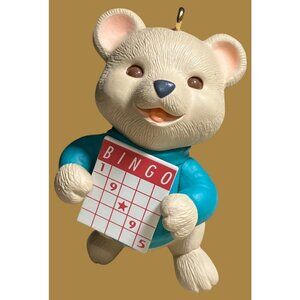 Hallmark Keepsake Ornament 1995 Bingo Bear Ornament